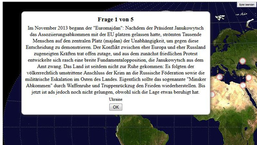 LearningApps: Zuordnung auf Landkarte LearningApps: Zuordnung auf Landkarte